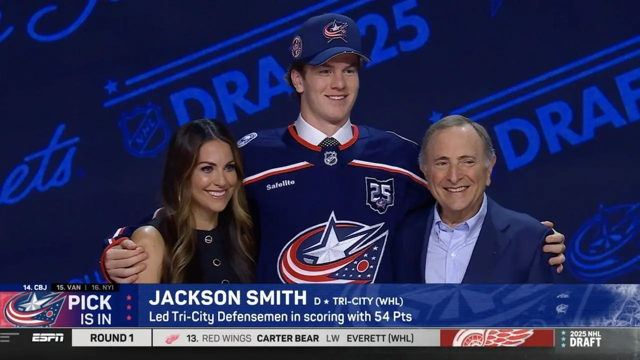 Meredith Gaudreau Announces NHL Draft Pick 
