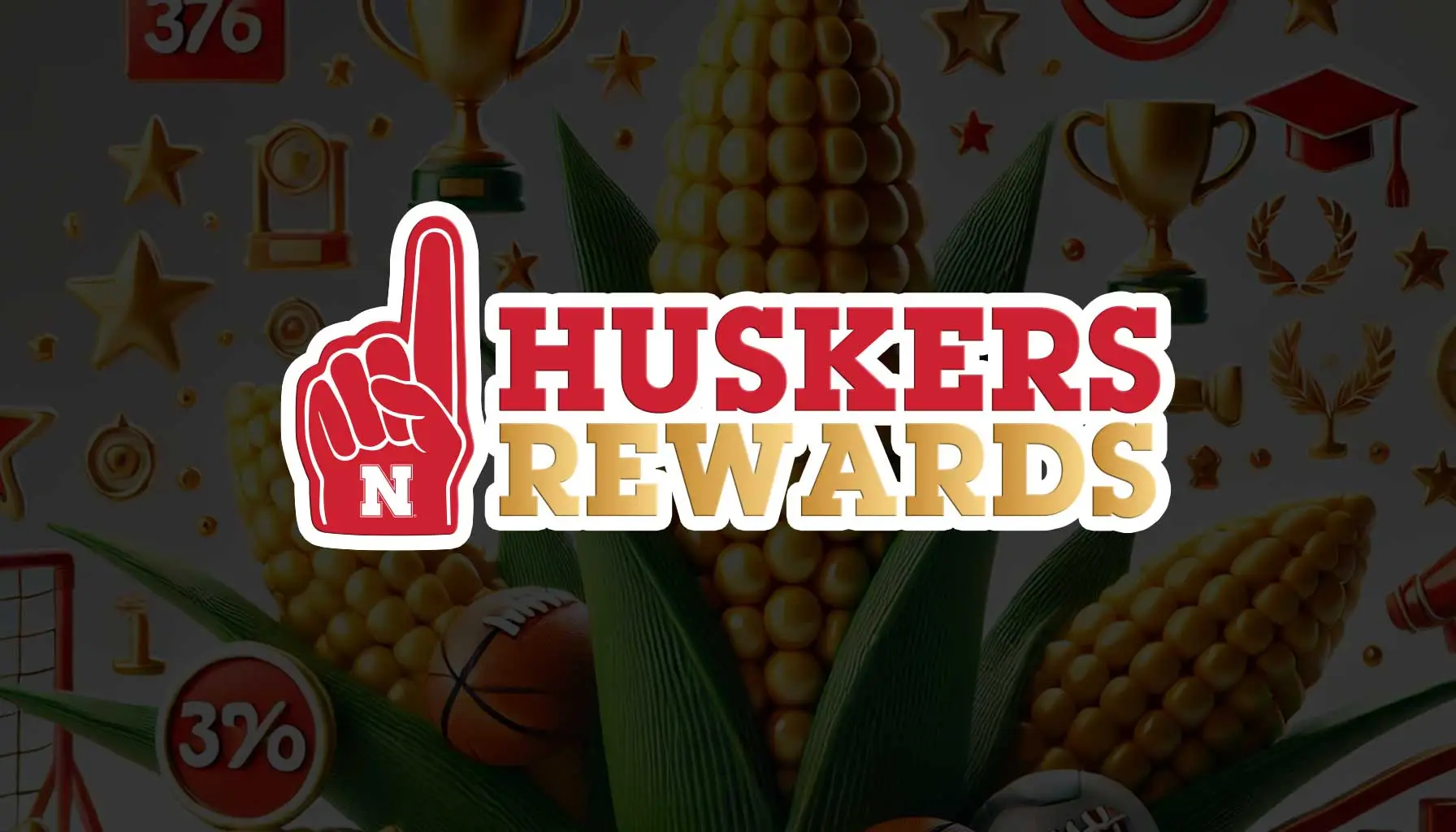 Welcome to Huskers Rewards!  - Get the latest content from the University and earn entries for great prizes while you do it! 