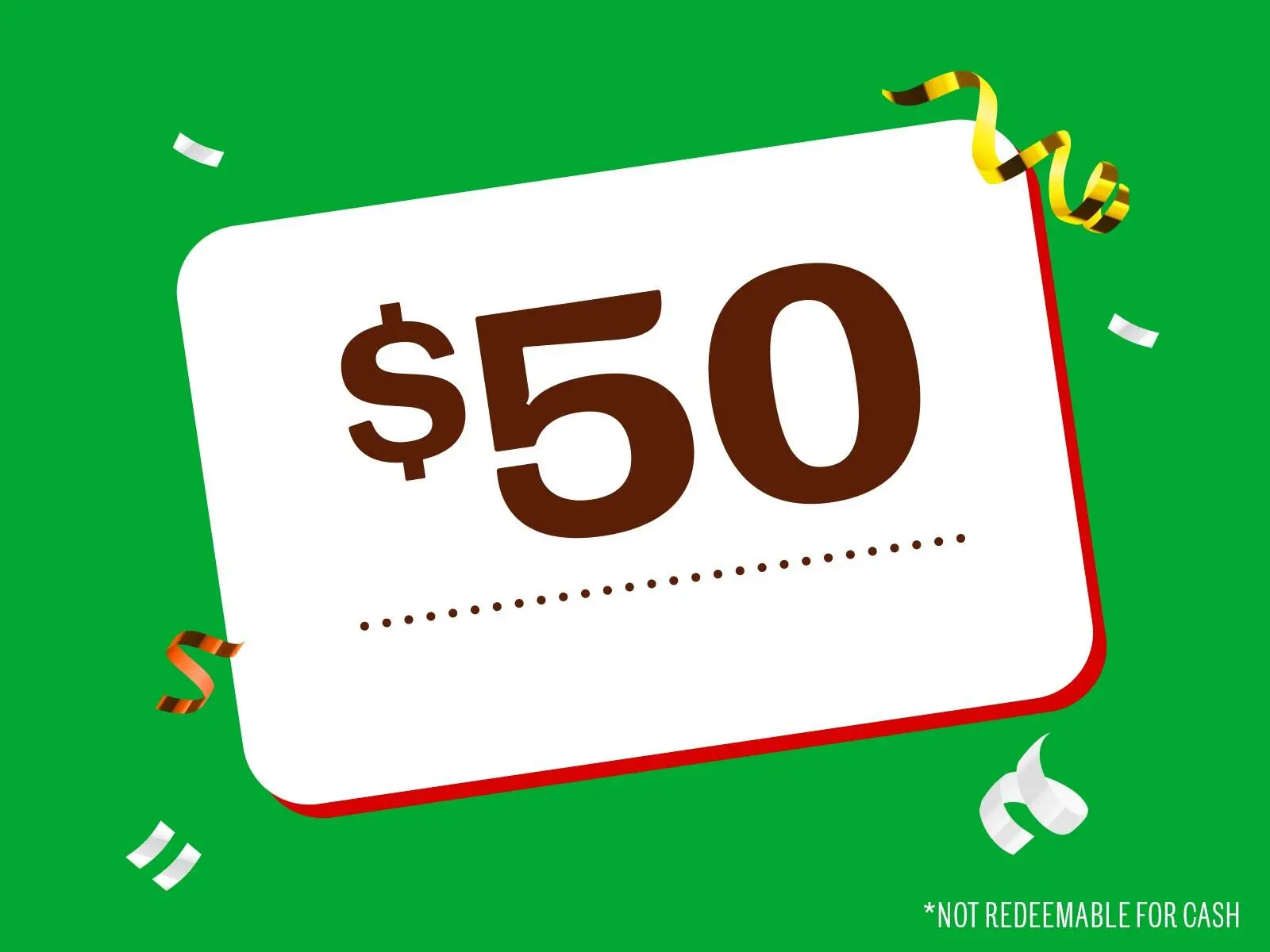 $50 Prepaid Mastercard® - cash-in